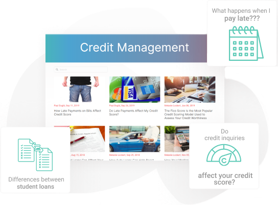 Manage credit blog images