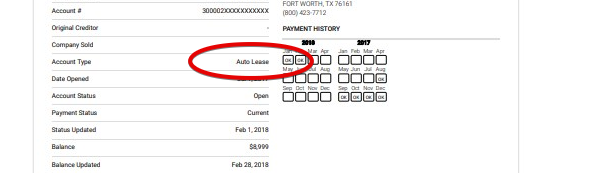 Auto Lease form. Auto Lease form.