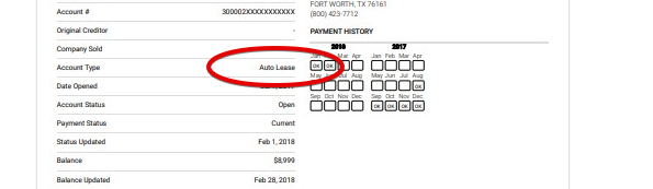 Auto Lease form.